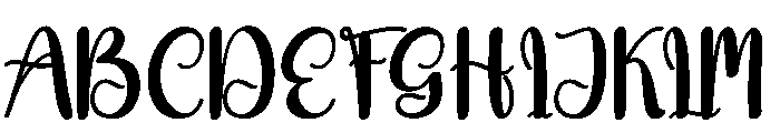 Roading Font UPPERCASE