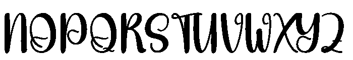 Roading Font UPPERCASE