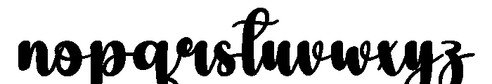 Roading Font LOWERCASE