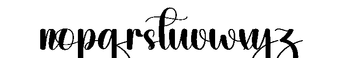 Roasting1 Font LOWERCASE