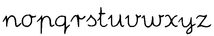 RobinSchooler Font LOWERCASE