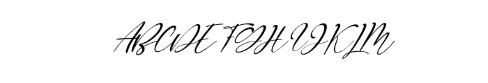Robinette Italic Font UPPERCASE