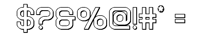 Robo Sapien 3D Font OTHER CHARS