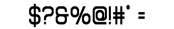 Robo Sapien Condensed Font OTHER CHARS