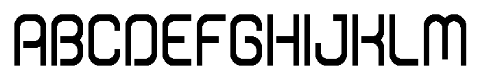 Robo Sapien Condensed Font UPPERCASE
