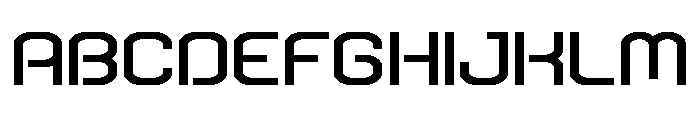 Robo Sapien Expanded Font UPPERCASE