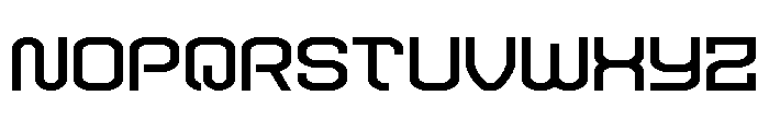 Robo Sapien Expanded Font UPPERCASE