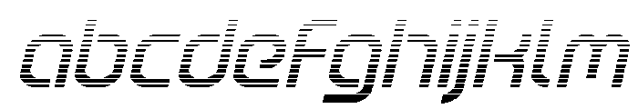 Robo Sapien Gradient Italic FONT