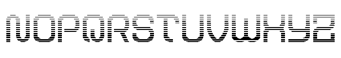 Robo Sapien Gradient Font UPPERCASE