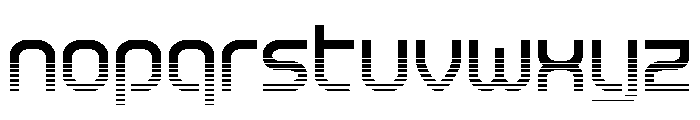 Robo Sapien Halftone Font LOWERCASE