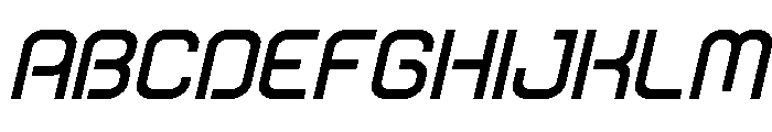 Robo Sapien Italic Font UPPERCASE