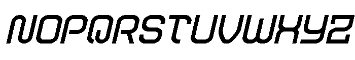 Robo Sapien Italic Font UPPERCASE