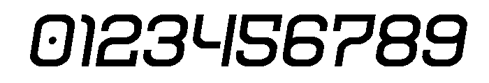 Robo Sapien Semi-Italic Font OTHER CHARS