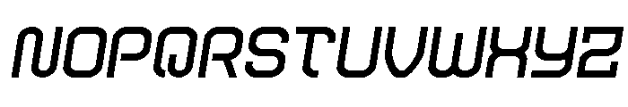 Robo Sapien Semi-Italic Font UPPERCASE
