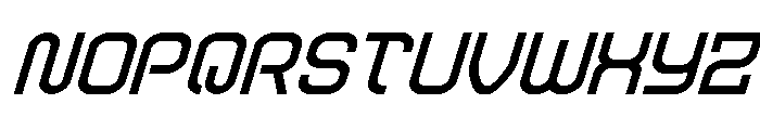 Robo Sapien Super-Italic Font UPPERCASE