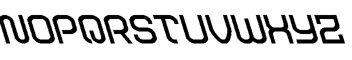 Robo Sapien Super-Leftalic Font UPPERCASE