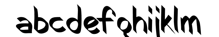 RoboKoz-Regular Font LOWERCASE
