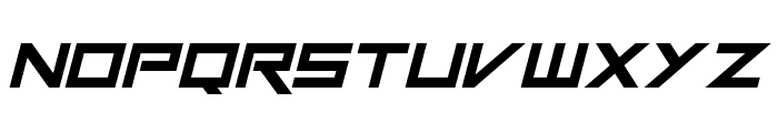 Robot Heroes Italic Font LOWERCASE