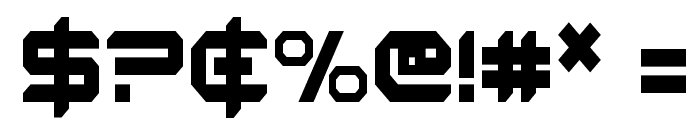 Robotaur Condensed Font OTHER CHARS