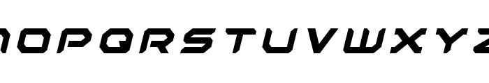 Robotaur Title Italic Font UPPERCASE