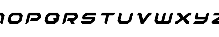 Robotaur Title Italic Font LOWERCASE