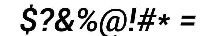 Roboto Medium Italic Font OTHER CHARS