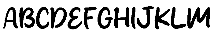 Robusta Cream Font UPPERCASE