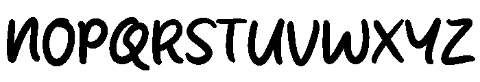 Robusta Cream Font UPPERCASE
