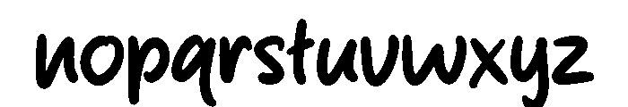 Robusta Cream Font LOWERCASE