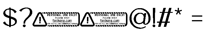 Rocaston Regular Font OTHER CHARS