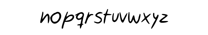 Rocchy__s_handwriting Font LOWERCASE