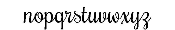 Rochester2 Font LOWERCASE