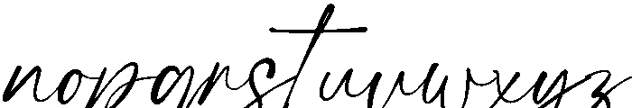 Rochetha Font LOWERCASE