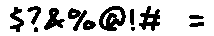 Rock Boxy Font OTHER CHARS