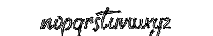Rock Brush Pro Font LOWERCASE