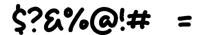 Rock Buttom Font OTHER CHARS
