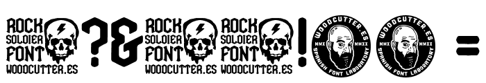 Rock Soldier Font OTHER CHARS