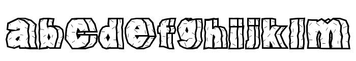 RockFont Font LOWERCASE