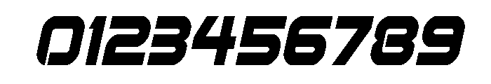 Rocket Command Condensed Ital Font OTHER CHARS