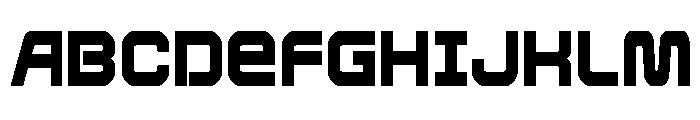Rocket Command Condensed Font UPPERCASE