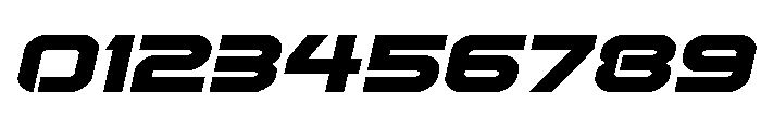 Rocket Command Expanded Italic Font OTHER CHARS