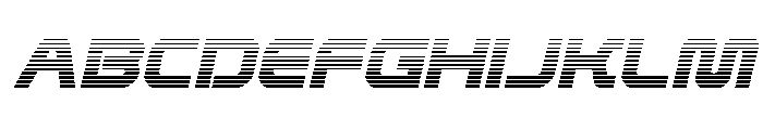 Rocket Command Gradient Italic FONT
