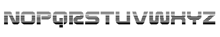 Rocket Command Gradient Font UPPERCASE