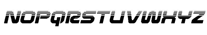 Rocket Command Halftone Italic Font UPPERCASE