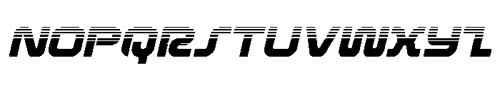 Rocket Command Halftone Italic Font LOWERCASE