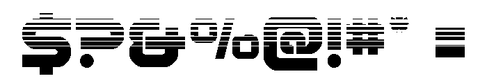 Rocket Command Halftone Font OTHER CHARS
