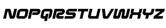 Rocket Command Italic Font UPPERCASE