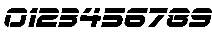 Rocket Command Laser Italic Font OTHER CHARS