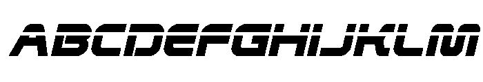 Rocket Command Laser Italic FONT