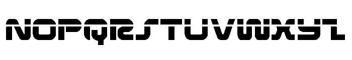Rocket Command Laser Font LOWERCASE